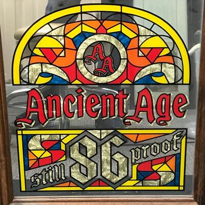 Ancient Age 86-Proof Promotional Bar Sign