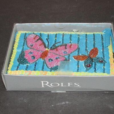 Lot 84- Rolfs Beaded Butterfly Wallet