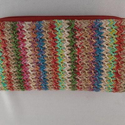 Herringbone Multi Colored Clutch