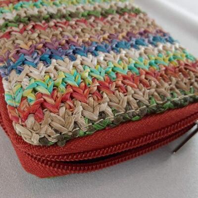 Herringbone Multi Colored Clutch