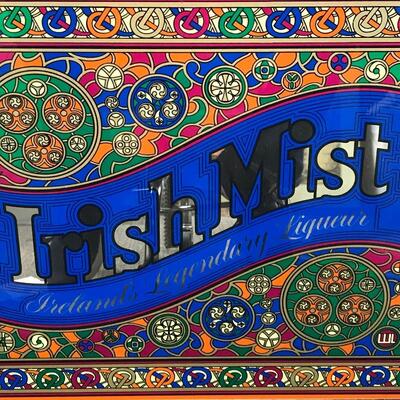 Irish Mist Liqueur Promotional Bar Sign Mirror