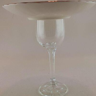 Handcrafted Candle/Cupcake Plate