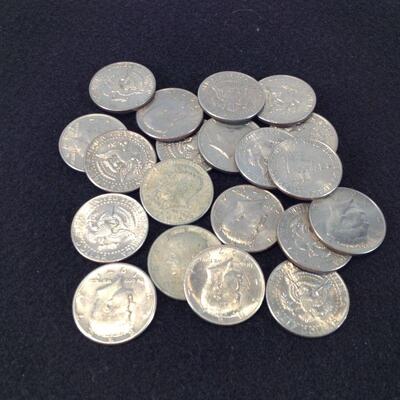  Lot A - 20 Kennedy Half Dollars