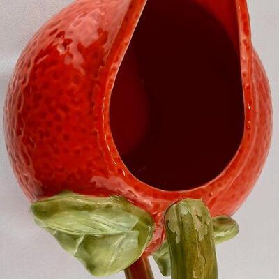 Ceramic Orange Pitcher