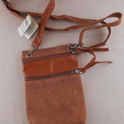 Burlap Shoulder Crossbody Purse