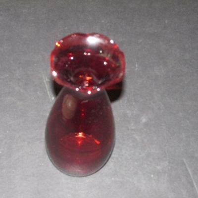 Lot 89- Anchor Hocking Royal Ruby Flared Vase