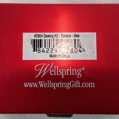 Mini Red Metal Sewing Kit