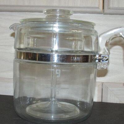 Lot 92- Pyrex 9 Cup Percolator