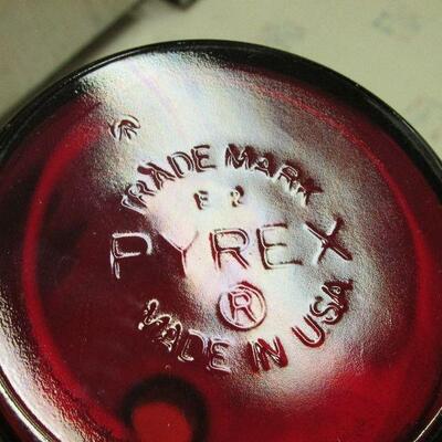 Lot 94- Pyrex Ruby Apothecary Bottle