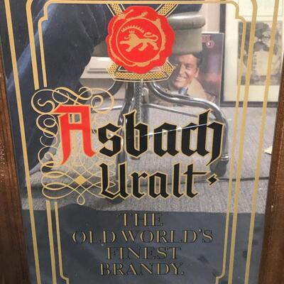 Asbach Uralt Brandy Promotional Sign