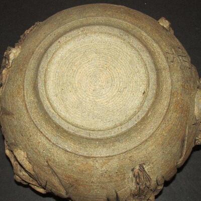 Lot 100- David L. Davis Funny Face Pot