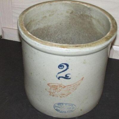 Lot 101- Redwing Pottery Crock