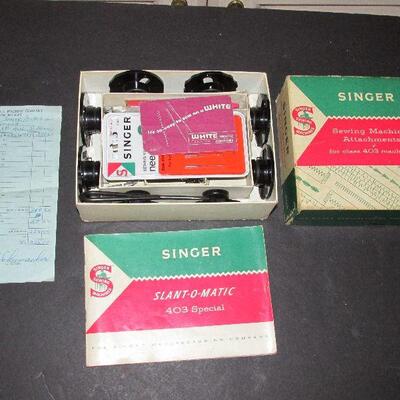Lot 107- Vintage Singer Sewing Machine