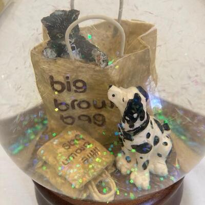 Lot #151 Silvestri Bloomingdales Bag Snow Globe