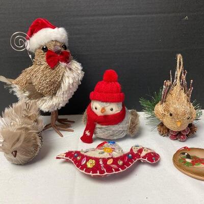 Lot #160 Bird Ornaments 