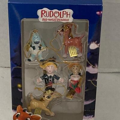 Lot #174 Scooby Doo Spongebob Squarepants and Rudolph Miniature Ornament Sets