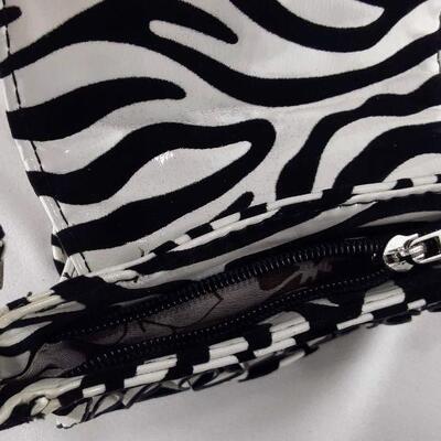 Yellow Flower Zebra Purse