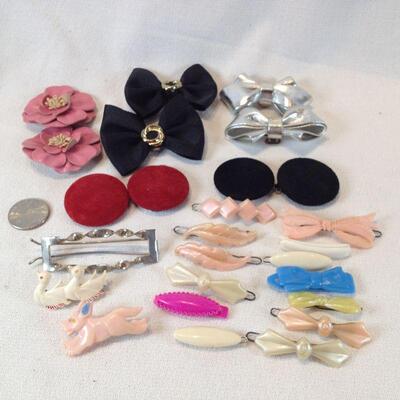 Vintage Shoe Clips and Barrettes