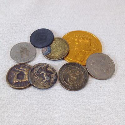 Hodgepodge of Coins and Tokens