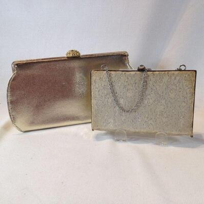 Pair of Vintage Gold Evening Bags