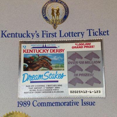 Kentucky's First Lottery Ticket