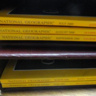 2000 National Geographic Magazine foe-leather cases- Various Magazines