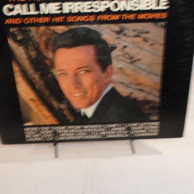 254 Andy Williams Call Me Irresponsible Vintage Album