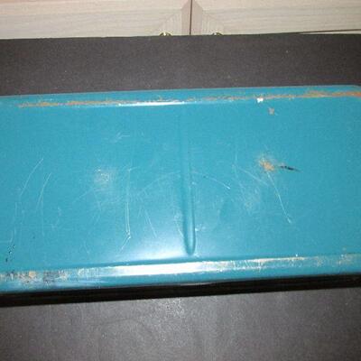 Lot 129- Vintage Union Steel Tool Box/Tackle Box