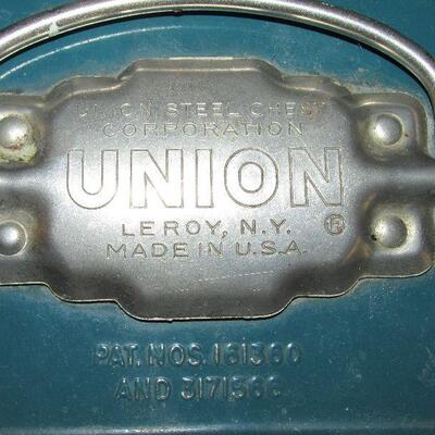 Lot 129- Vintage Union Steel Tool Box/Tackle Box
