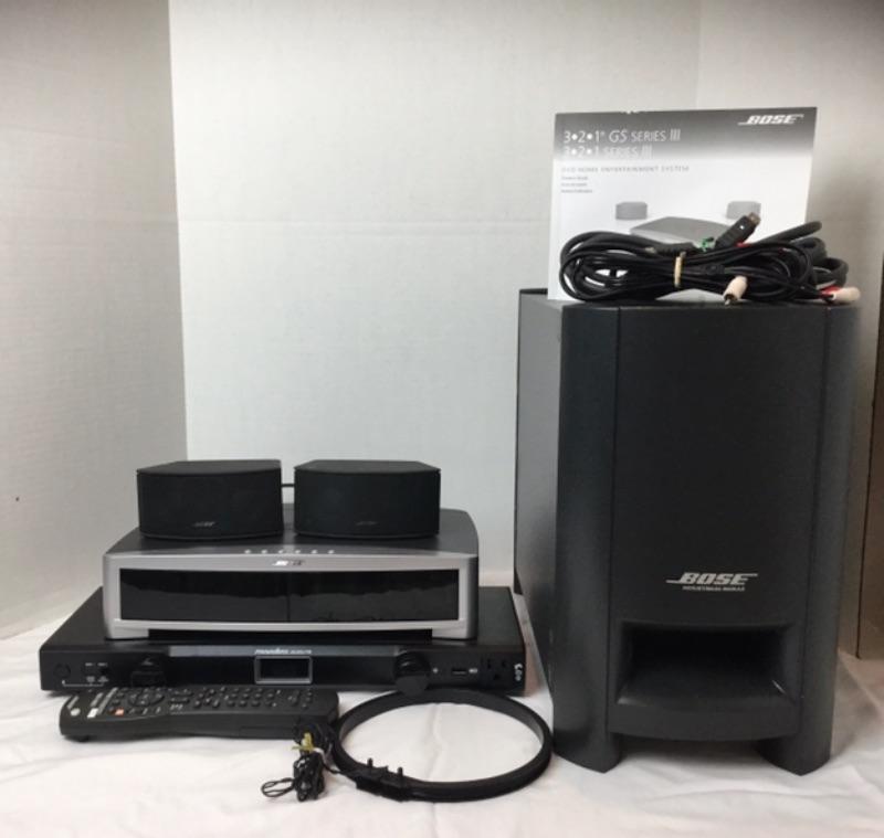 A 710 Bose 321 GS Series III DVD Home Entertainment System