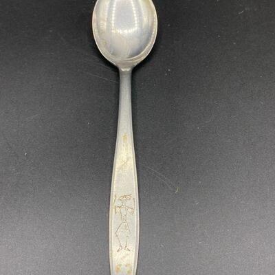 Vintage Etched Spoon