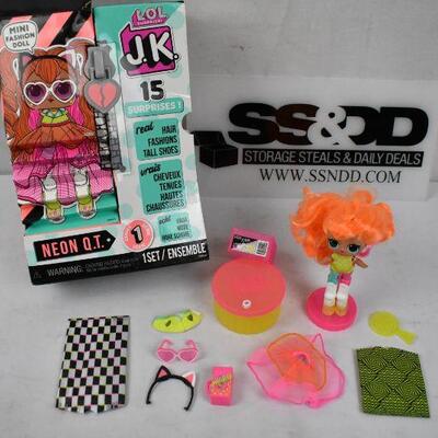 L.O.L. Surprise! JK Neon Q.T. Mini Fashion Doll - OPEN - see photos |  EstateSales.org