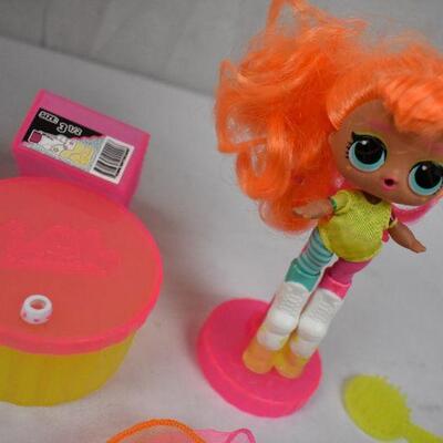 L.O.L. Surprise! JK Neon Q.T. Mini Fashion Doll - OPEN - see photos