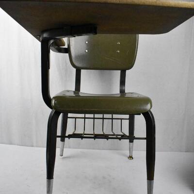 Vintage School Desk. Missing a Foot