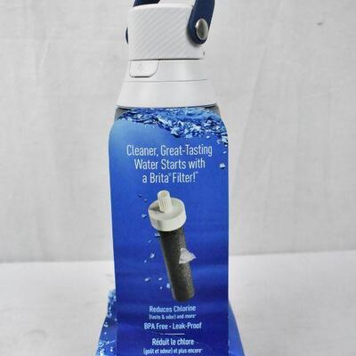 Brita Premium Filtering Water Bottle, 26 oz, Scuffs on bottle. Otherwise New