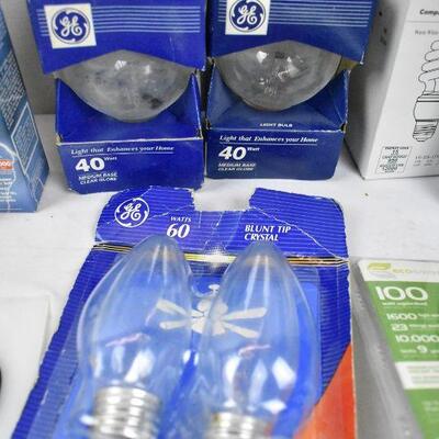 Large Lot Misc Light Bulbs