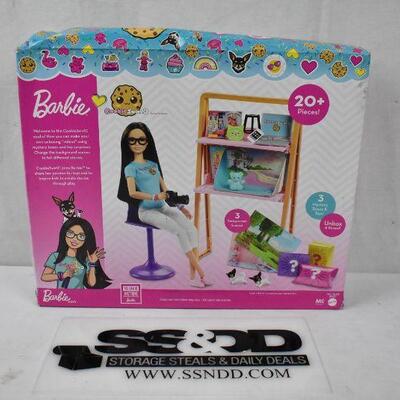 Barbie CookieSwirlC Doll and Accessories. Damaged Box.