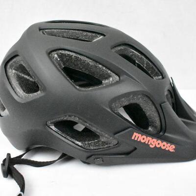 Mongoose Session Helmet, Ages 14+/Adult, Black. Small Scuffs