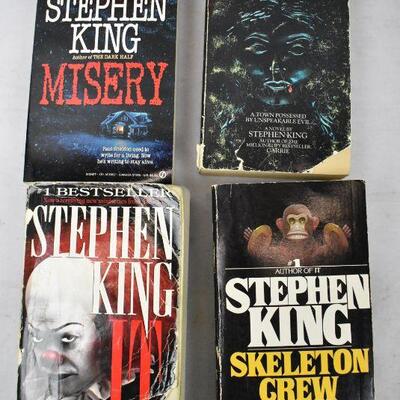 6 Fiction Books: 5 Stephen King & 1 Eric Metaxas: Skeleton Crew to The Dark Half