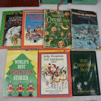 9 Various Christmas Books: The Christmas Box -to- Book of Christmas