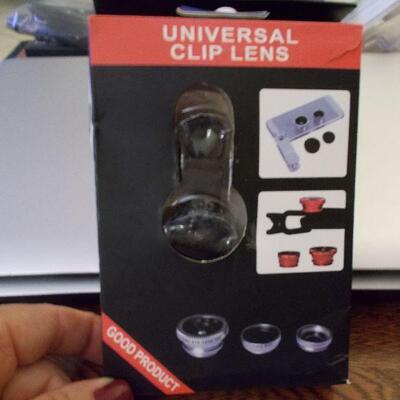 Universal Clip Lens for IPhone, Samsung, HTC, IPad, Tablet PC or Laptops