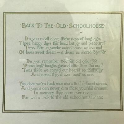 â€œBack to the Old Schoolhouseâ€ by Clyde Squires