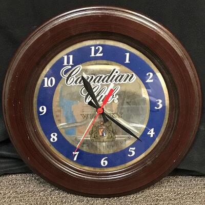 Canadian Club Whiskey Promotional Clock