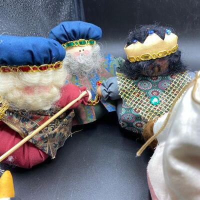 Stuffed Roly Poly Fabric Doll Nativity Scene from All Cooped Up