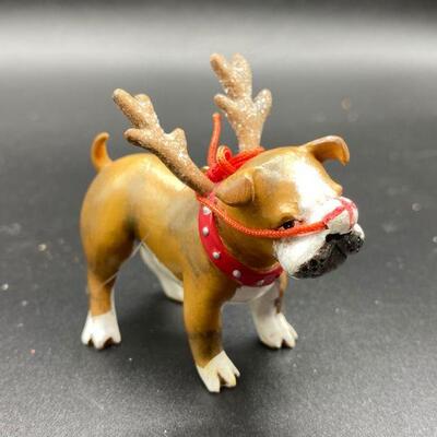 Wanna Be Reindeer Dog Ornament