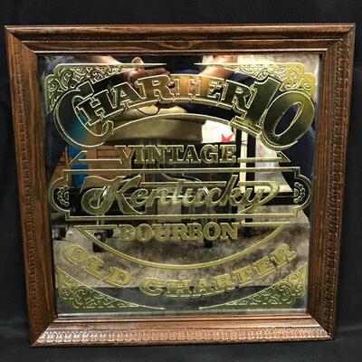Charter 10 Kentucky Bourbon Promotional Bar Sign #1