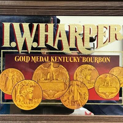 I.W. Harper Kentucky Bourbon Promotional Bar Sign