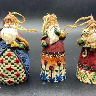 Jim Shore Santa Claus Ornaments