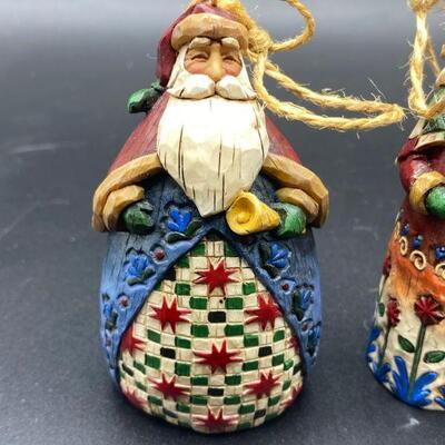 Jim Shore Santa Claus Ornaments
