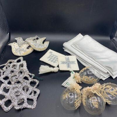 Silver Color Holiday Decor 